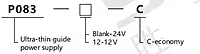 SiRON P083-C Series 100W Ultra-thin Guide Power Supply