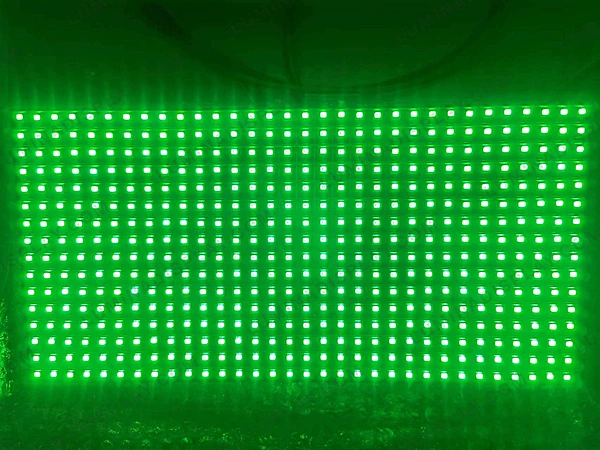 MEIYAD P10 outdoor single-colour green SMD LED module 320 x 160 mm – Lumina Display Systems