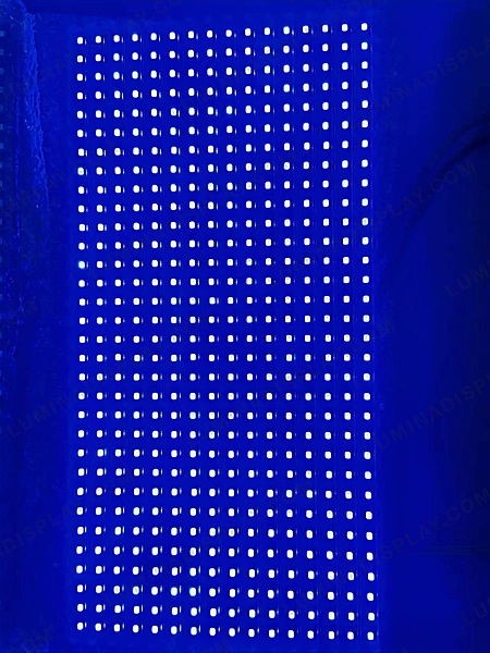 MEIYAD P10 outdoor single-colour blue SMD LED module 320 x 160 mm – Lumina Display Systems