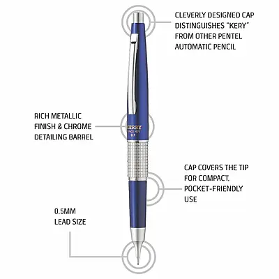 PENTEL P1035 KERRY PENCIL - 0.5 C - BLUE