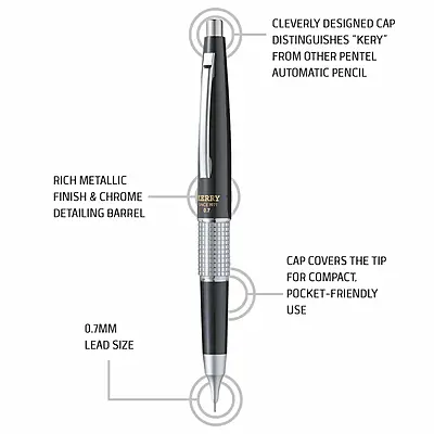 PENTEL P1037 KERRY PENCIL - 0.7 A-BLACK