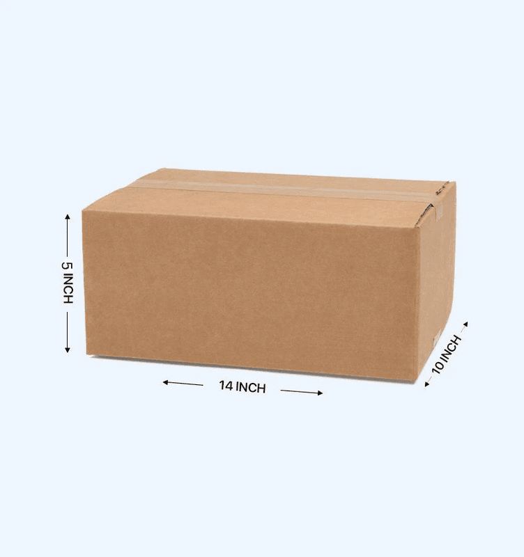 Buy Corrugated Boxes, 14X10X5 Inches - Pack of 25