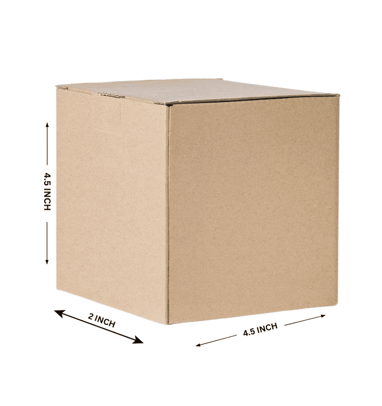 Buy Corrugated Boxes, 4.5x2x4.5 Inches - Pack Of 100