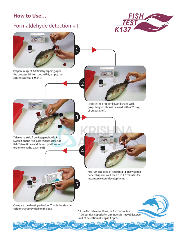 HiRapid Formalin Test Kit (for Fish) 25Test/Kit