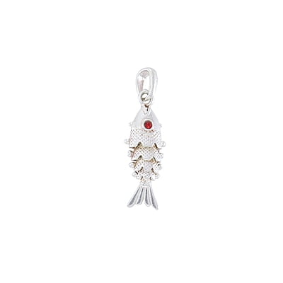 SRIMATHI JEWELLERS 925 sterling silver fish pendant