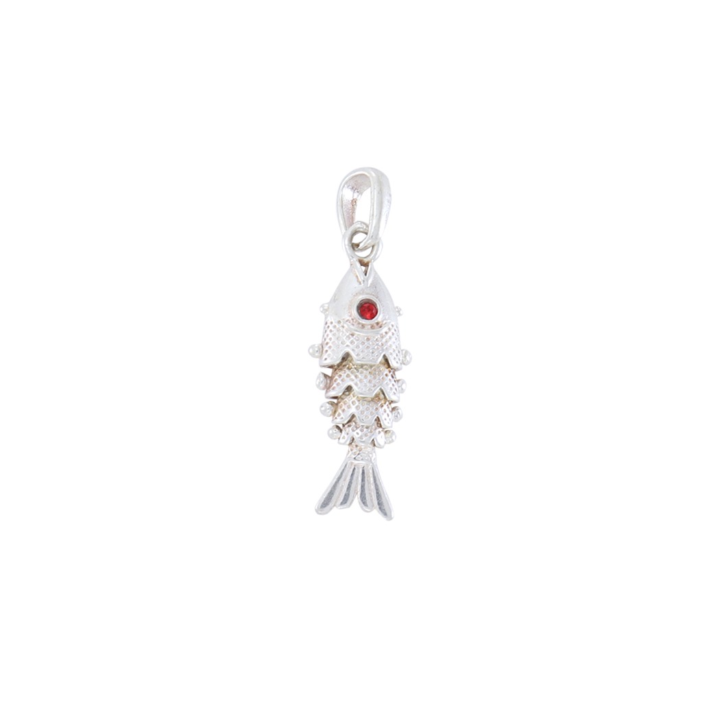 SRIMATHI JEWELLERS 925 sterling silver fish pendant