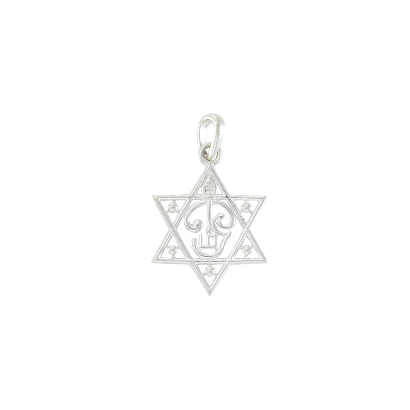 SRIMATHI JEWELLERS OM Pendant | Lord Spiritual OM Star Locket for Men and Women