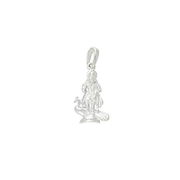 SRIMATHI JEWELLERS 925 Silver Lord Murugan-Karttikeya Pendant