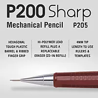 PENTEL P205 M.PENCIL - 0.5MM RED PENTEL P205 M.PENCIL - 0.5MM RED