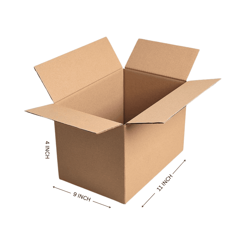 Buy Corrugated Boxes, 11x9x4 Inches - Pack Of 100
