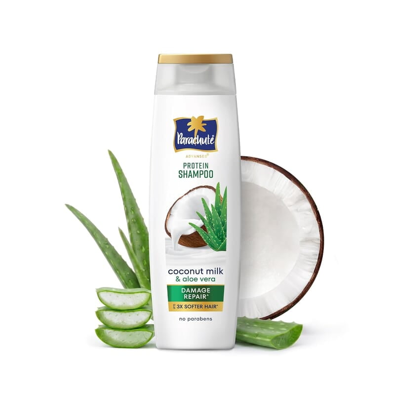 PARACHUTE PROTEIN COCONUT MILK & ALOE VERA DAMAGR REPAIR 340ML
