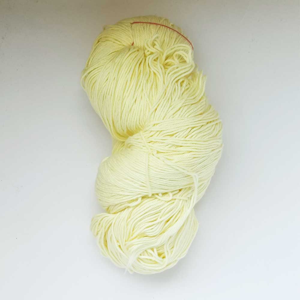 Cotton Yarn 4 Ply Pastel Yellow