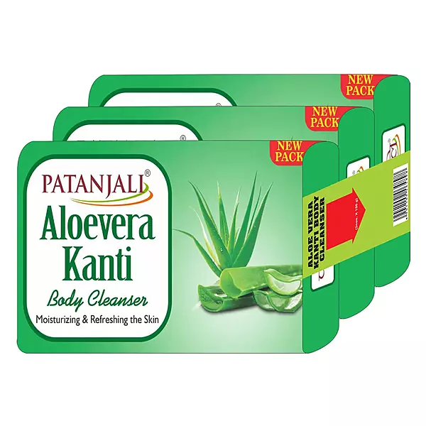PATANJALI ALOEVERA SOAP 450GM
