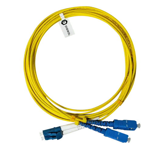 Digisol Channel SCS Patch Cord, SM(OS2), Duplex LC-SC, PC Type, 3M, LSZH