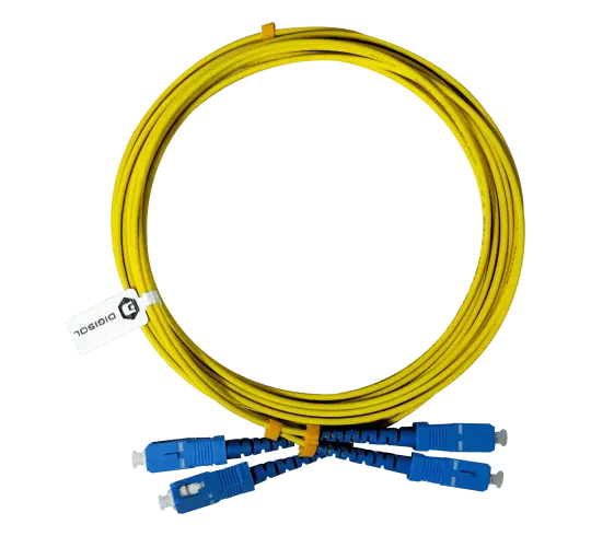 Digisol Channel SCS Fiber Optic Patch Cord, SM(OS2), Duplex SC-SC, PC ...