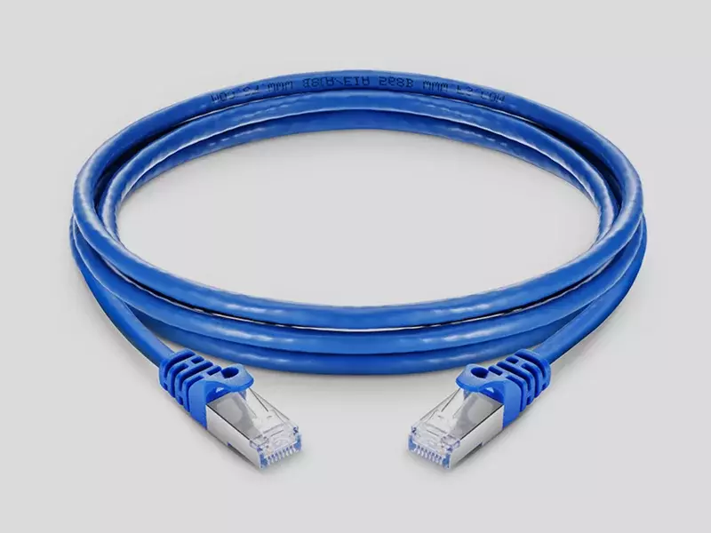 Delton Cat6 STP 26AWG, Grey, LSZH, Patch Cord, 1M (DLT-PC6STGL-1)