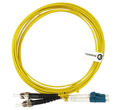 Digisol Channel SCS Patch Cord, SM(OS2), Duplex ST-LC, PC, 3M, LSZH