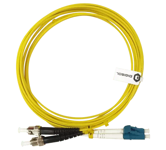 Digisol Channel SCS Patch Cord, SM(OS2), Duplex ST-LC, PC, 3M, LSZH