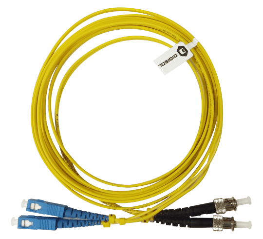 Digisol Channel SCS Patch Cord, SM(OS2), Duplex ST-SC, PC Type, 3M, LSZH