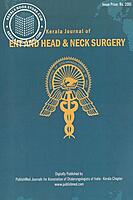 Kerala Journal of ENT and Head and Neck Surgery - Vol 2 - Issue 1 - January - June 2023