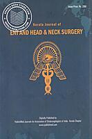 Kerala Journal of ENT and Head and Neck Surgery - Vol 3 - Issue 1 - January - June 2024