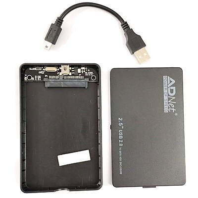 2.5 Inch Micro HDD Enclosure | External 6.5cm (2.5 inch) SATA Casing Hard Disk Drive Enclosure