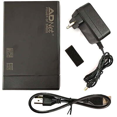 2 in 1 USB 2.0 External 2.5"/3.5" inch SATA HDD Enclosure Case For External Storage