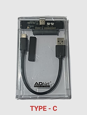 2.5 Inch Type-C HDD Enclosure |USB 2.0 Laptop Casing 6.5cm (2.5 Inch) HDD/SSD Enclosure Case Cover