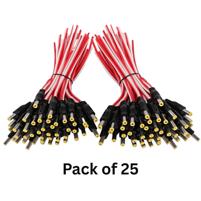 CCTV Security DC Cable 14/38 for Reliable Power Supply (Pack of 25)
