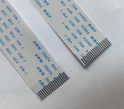 18 Pin 1mm 255mm Pitch Open End ECU Long Cable For HP LaserJet M1005 Printer