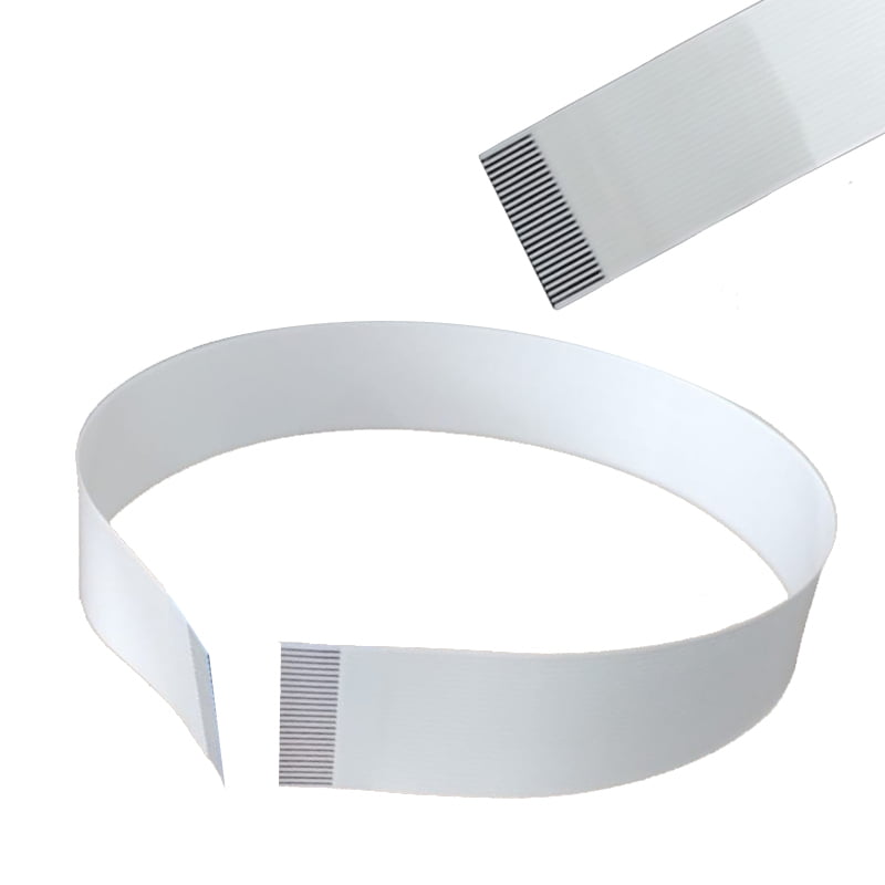 24 Pin 0.5mm Pitch 80mm Same Side Connection FFC Ribbon Flexible Flat Cable
