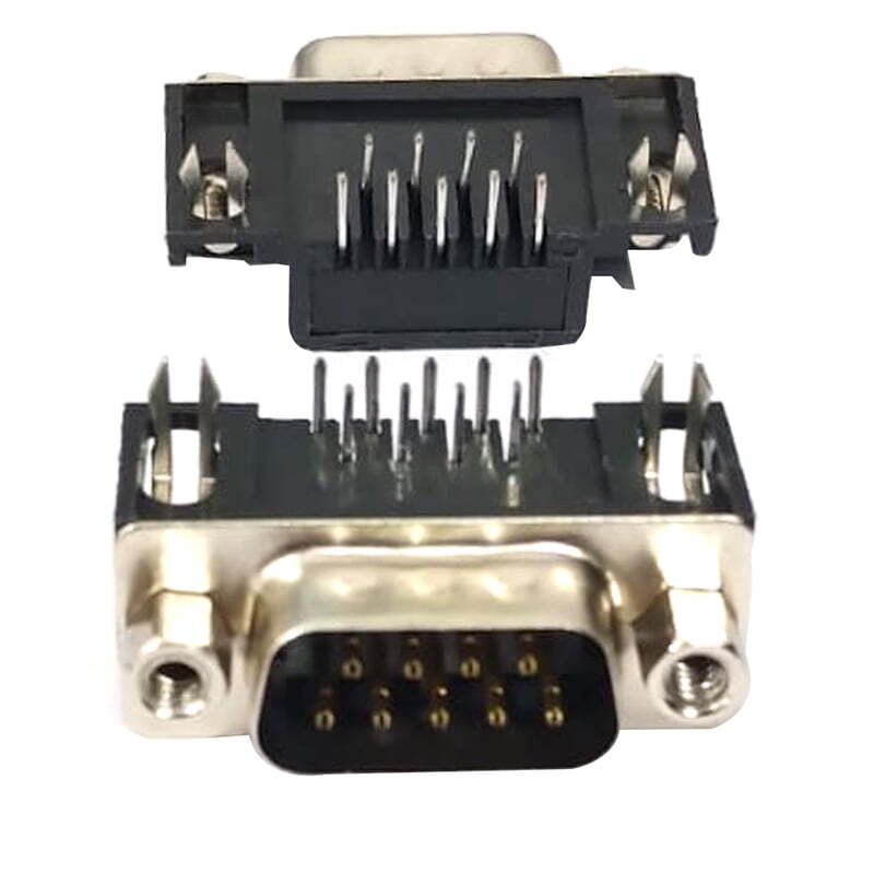 Order 9 Pin DB9 Male Connector R/A