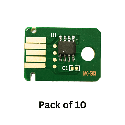 S2100 Main SC13MB Maintenance Box Chip Epson SC-F530/ F531/ T3130/ T3430/ T5130/ T5430 Green Ink Cartridge (Pack of 10)