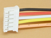 5 pin JST PH, 2mm, Teflon PTFE 24/7/32, One side Female 15cm wire
