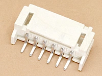 6 pin JST PH 2.0mm SMT Header Horizontal Right Angle Side Entry