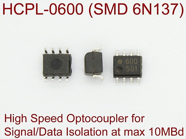 HCPL-0600 AVAGO - SOIC8 (SMD 6N137)
