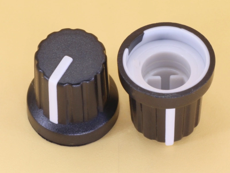 Knob for Flat 6mm D Shaft