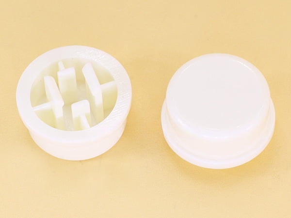 White Round Cap R11.5 for 3.8 Square Head