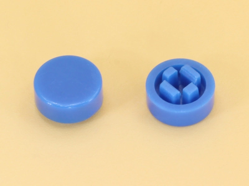 Blue Cap R8 Square Stem 2.4mm for Switches 6x6x7.3mm
