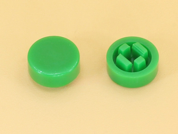 Green Cap R8 Square Stem 2.4mm for Switches 6x6x7.3mm