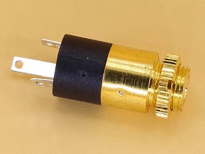 Stereo Socket 3.5mm Panel Mount Gold Plated