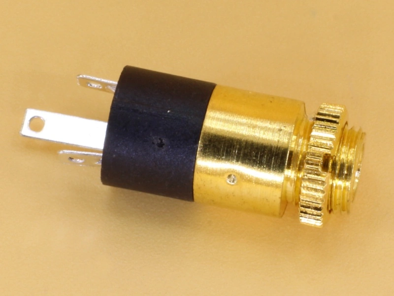 Stereo Socket 3.5mm Panel Mount Gold Plated