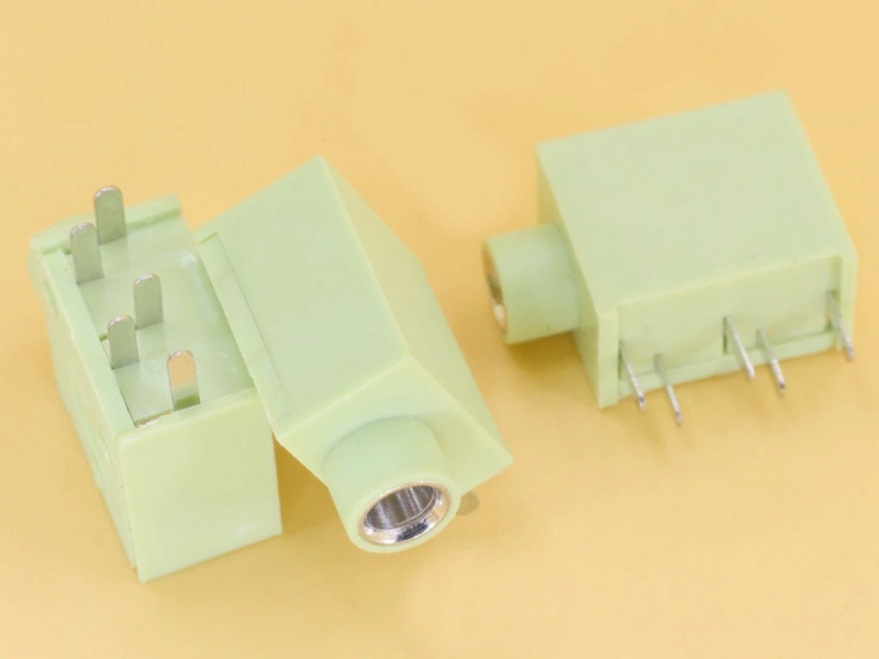 Stereo Audio Socket 5P - Green