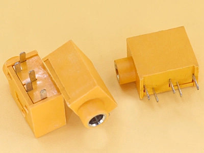 Stereo Audio Socket 5P - Yellow