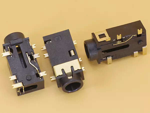 Stereo Socket 3.5mm 6P SMD Height 4mm