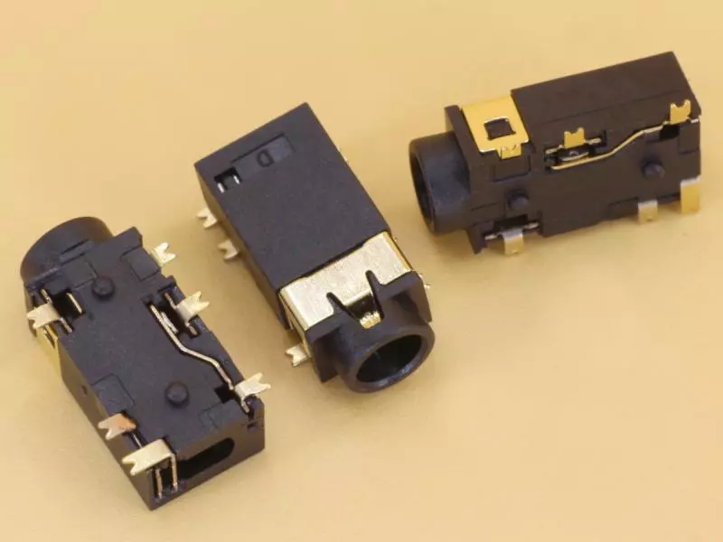 Stereo Socket 3.5mm 6P SMD Height 4.5mm