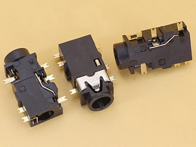 Stereo Socket 3.5mm 6P SMD PCB Mid Mount