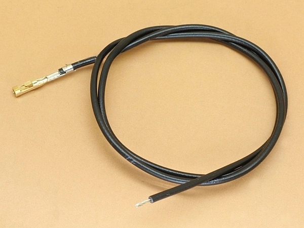 One sided crimped berg cable 300mm Black