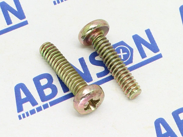 Pan Head #4-40 UNC x 12mm Phillips Plus Mild Steel MS Zinc Plated Screws for D-Sub Type connectors