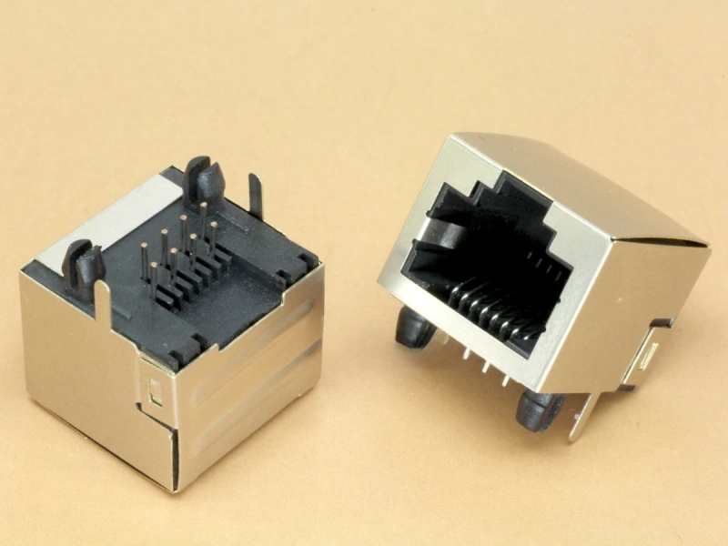 RJ45 8P8C Socket Side Entry PCB Mount Network Ethernet